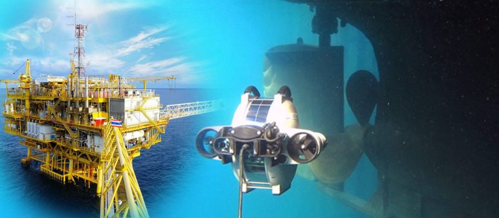 Underwater rov inspection and cleaning in India 