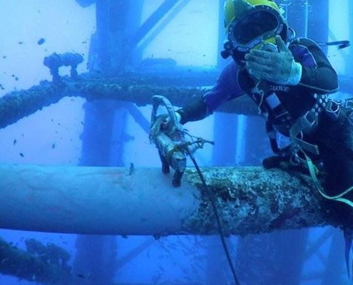 Underwater pipeline inspection and repair company in India